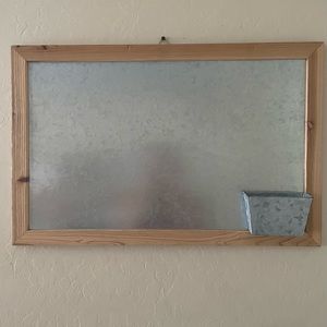 magnetic board with a detachable bin!